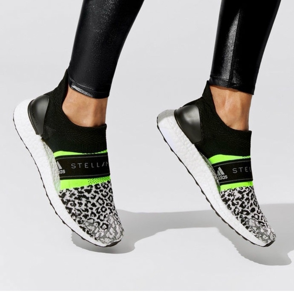 SOLD Adidas Stella McCartney UltraBoost X 3D Knit 'Leopard Print' Sz 7.5